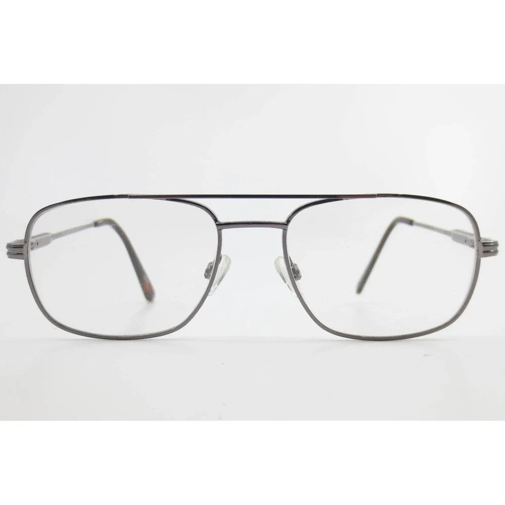 Robert Mitchel RM 202315 GUN Aviator Eyeglass Frames Gunmetal 54-17-150